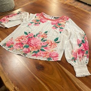 Vici dolls floral blouse